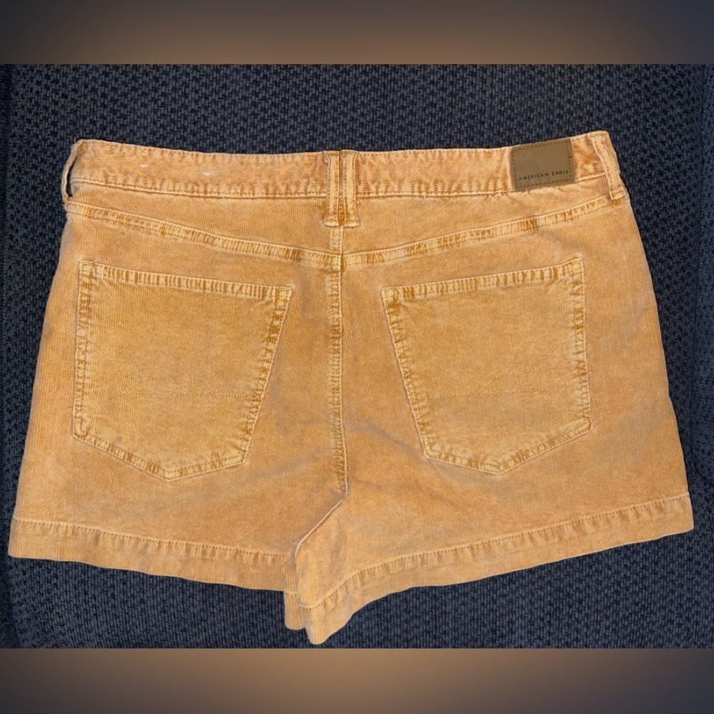 American Eagle yellow corduroy shorts - Picture 2 of 3